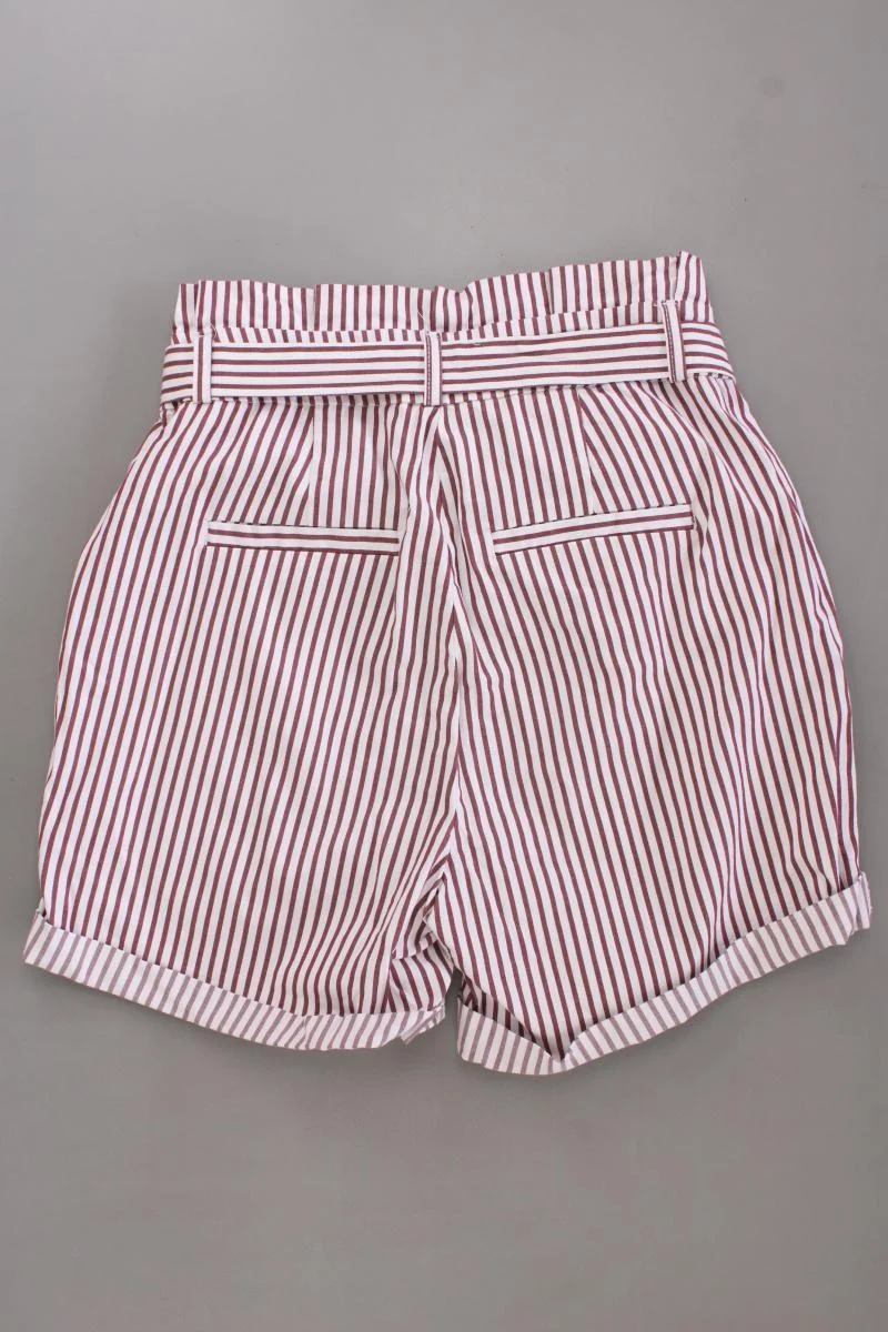 Vero Moda Shorts Gr. M gestreift rot aus Baumwolle
