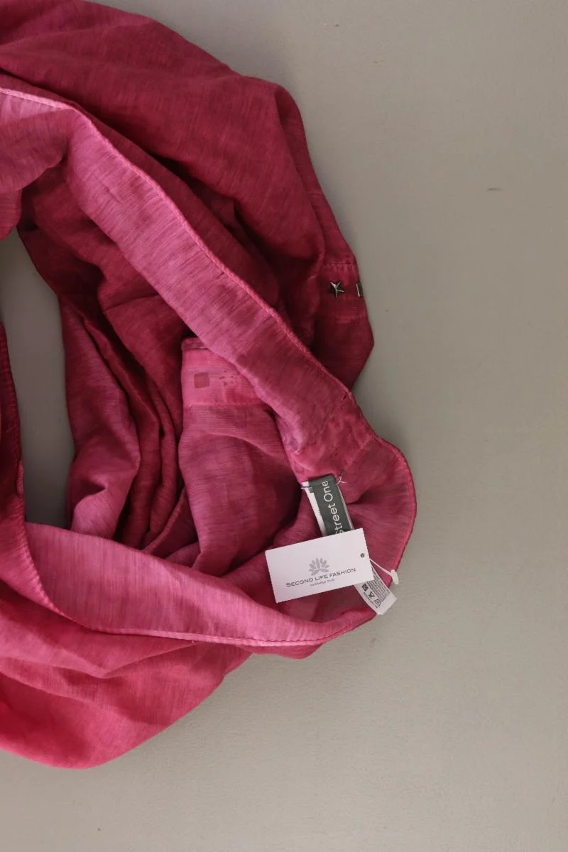 Street One Loop mit Seide rot aus Baumwolle