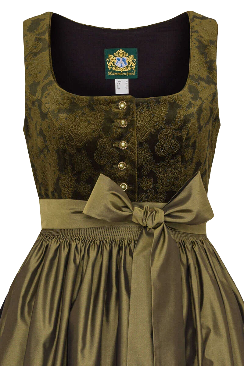 Samtdirndl lang