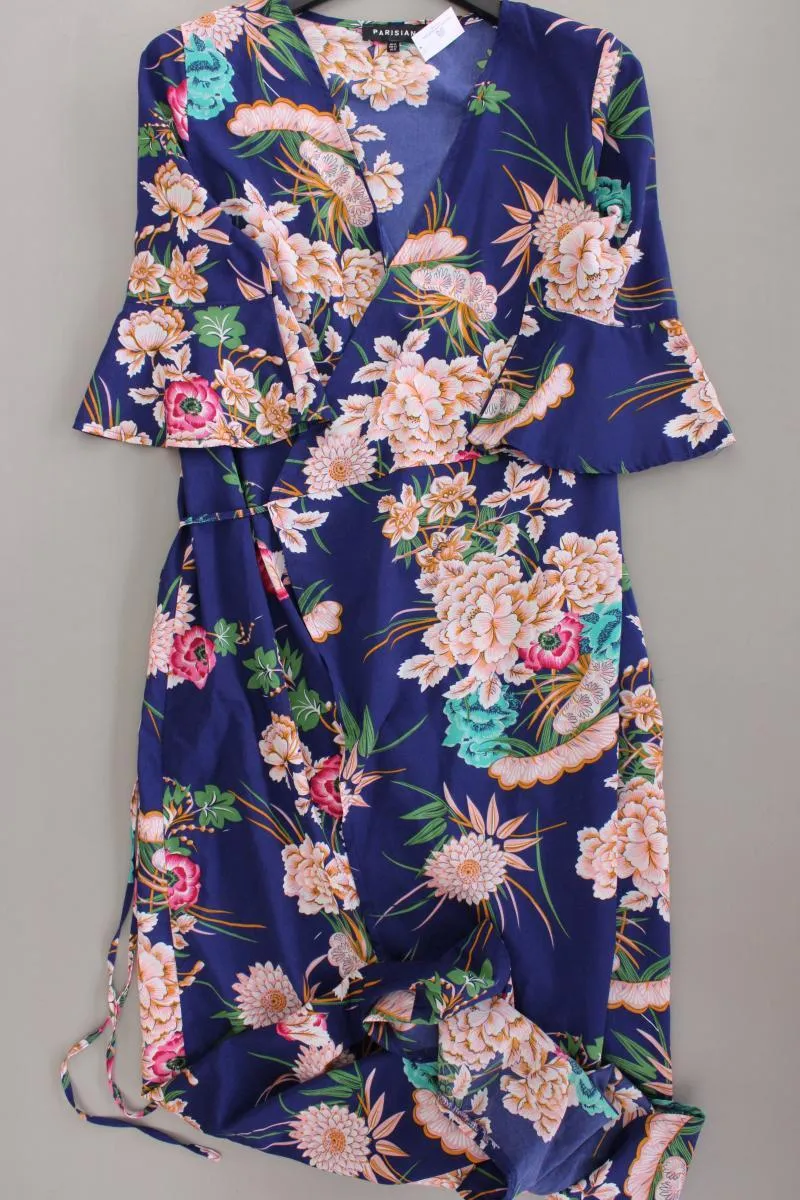 Parisian Maxikleid Gr. 42 mit Blumenmuster 3/4 Ärmel mehrfarbig aus Polyester