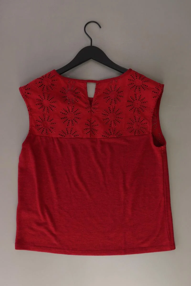 Street One T-Shirt Gr. 38 Kurzarm rot aus Polyester