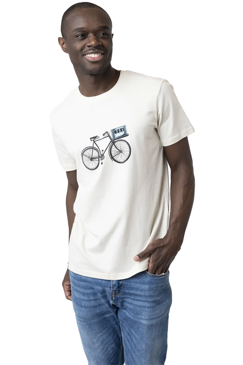 Herren Trachtenshirt 'Expresslieferdienst Helles'
