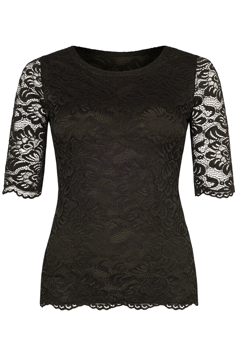 Damen Trachtenshirt aus Spitze
