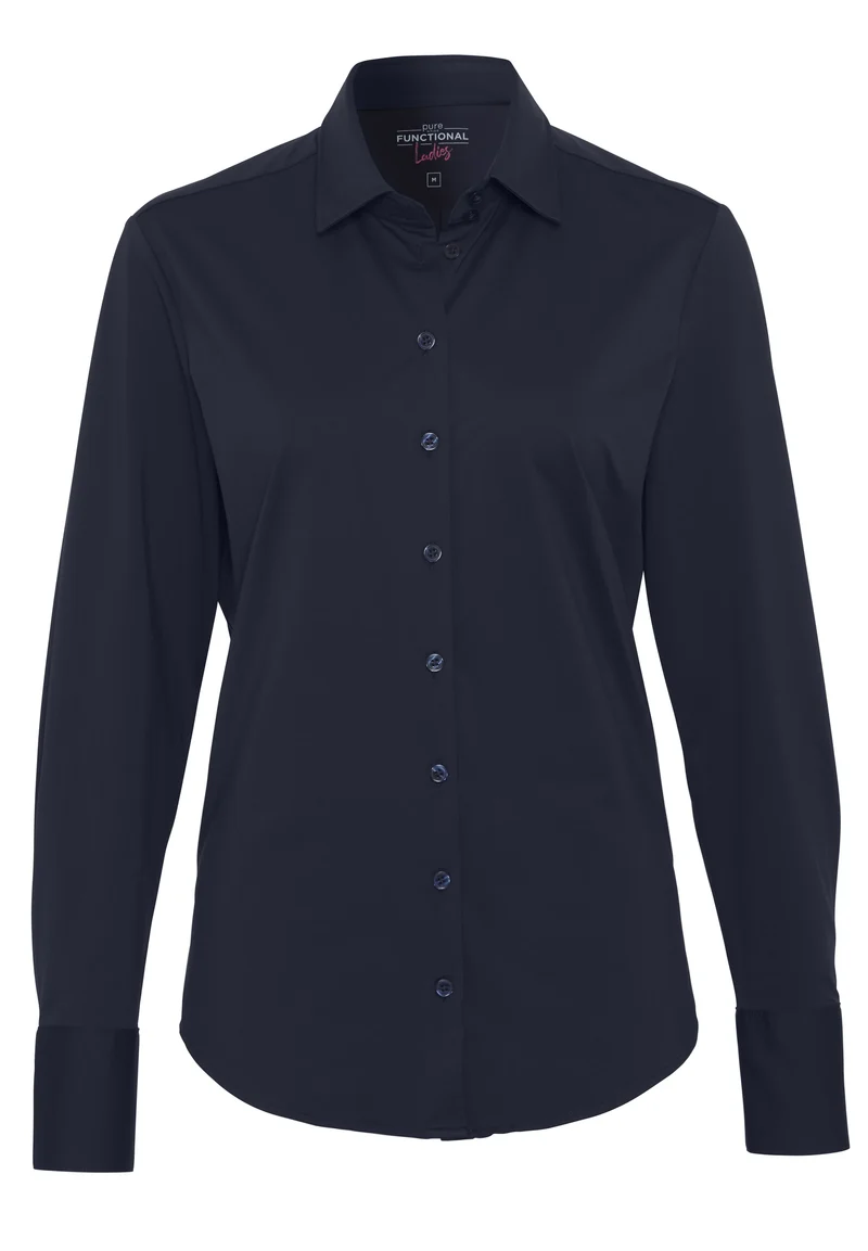 7700-91911 - Functional Bluse Modern Fit - blau