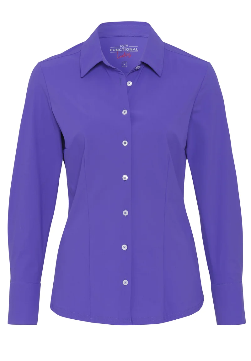 7700-91910 - Functional Bluse Slim Fit - violett