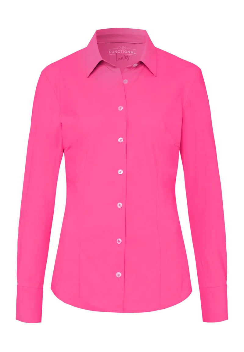 7700-91910 - Functional Bluse Slim Fit - pink