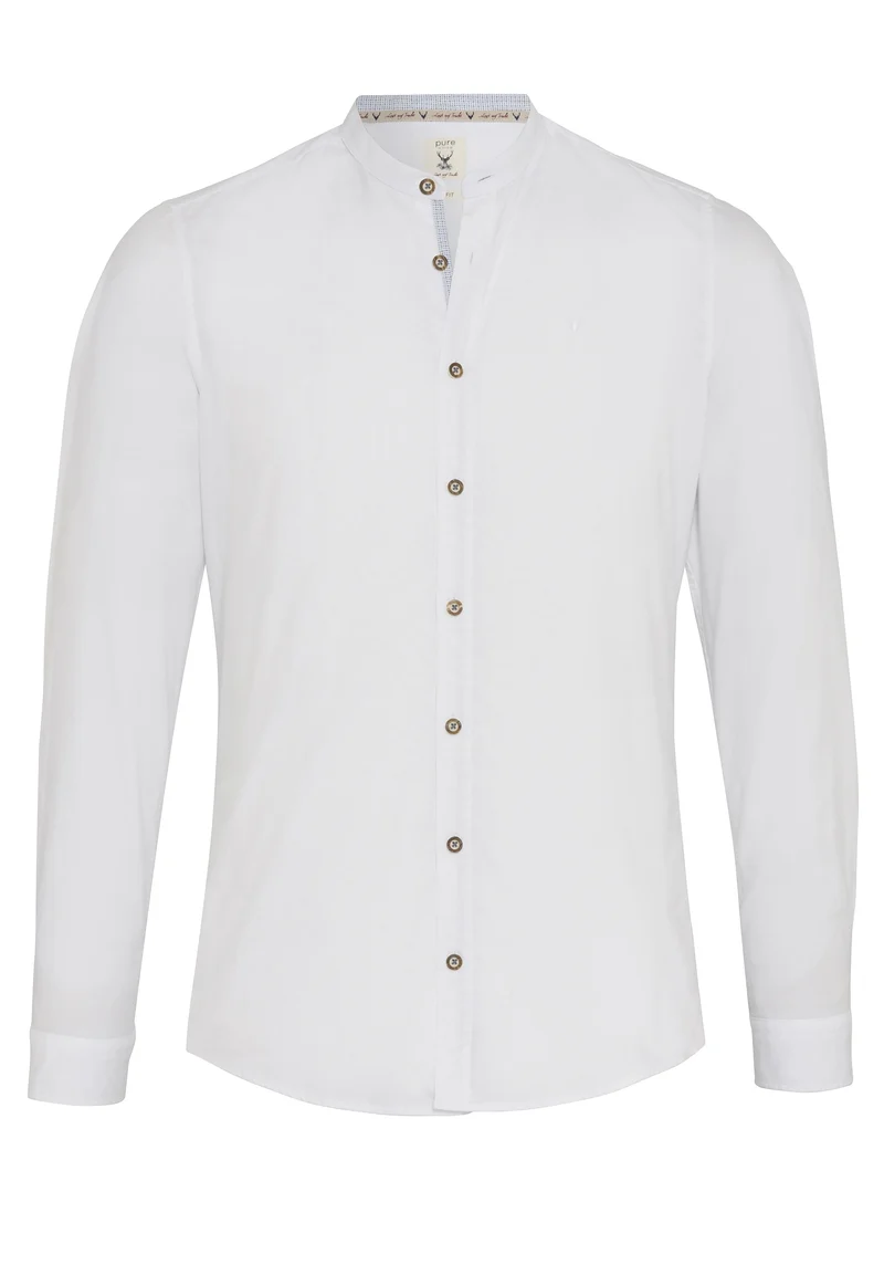 5021-21680 - Tracht Hemd Slim Fit - weiss