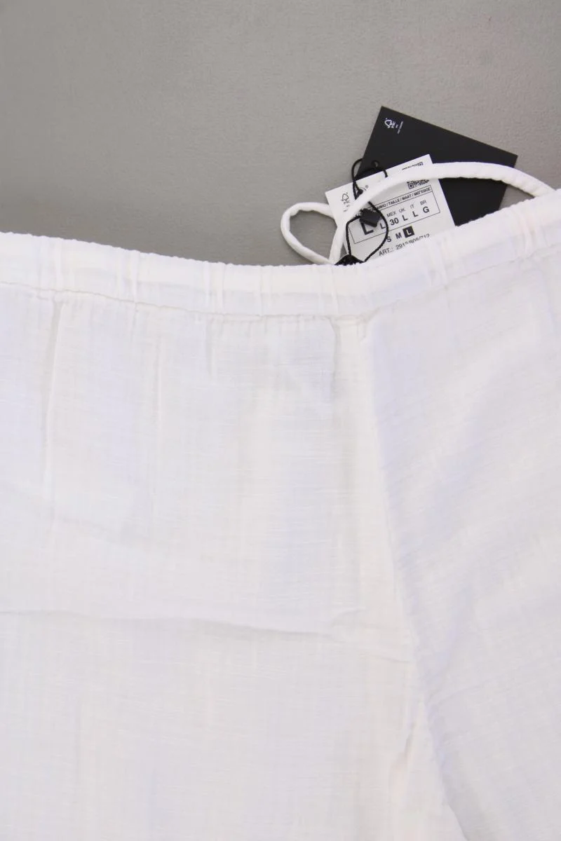 Zara Hose Gr. M neu mit Etikett Neupreis: 25,95€! weiß aus Baumwolle