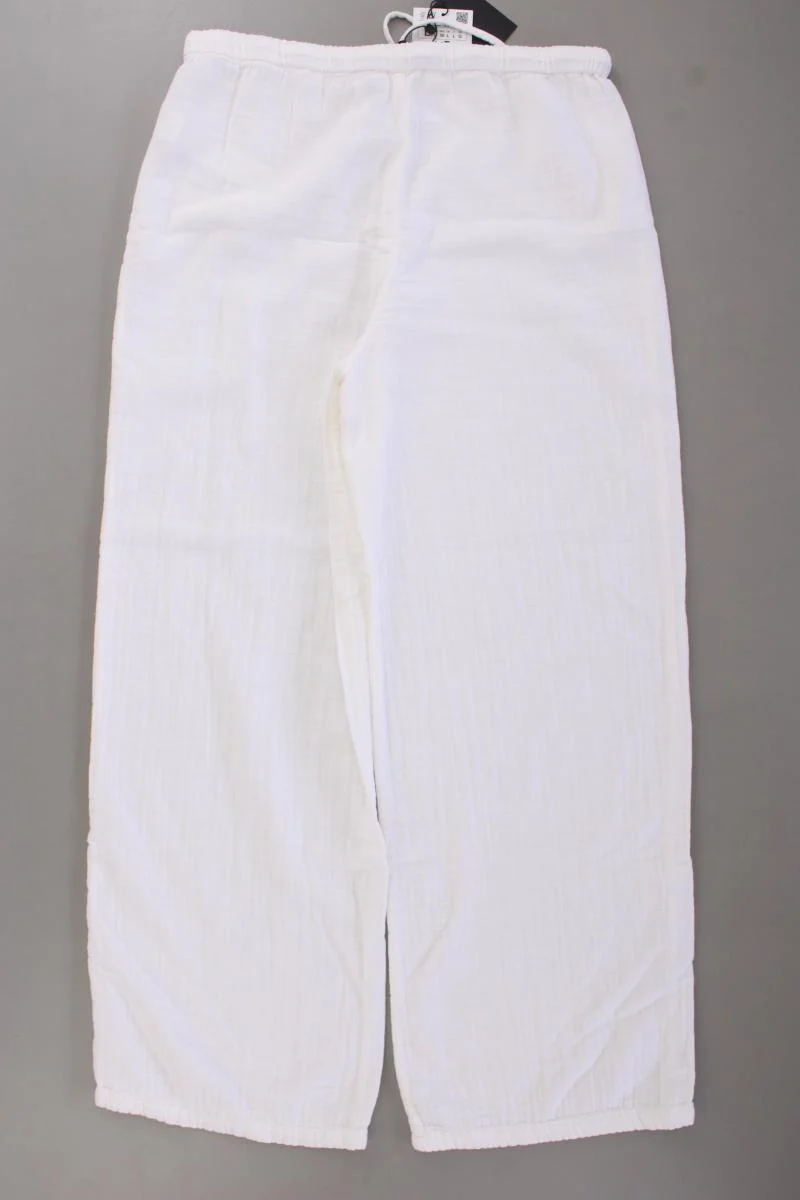 Zara Hose Gr. M neu mit Etikett Neupreis: 25,95€! weiß aus Baumwolle