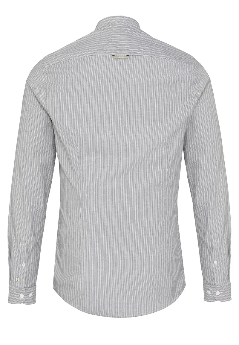 5019-21682 - Tracht Hemd Slim Fit - Streifen grün