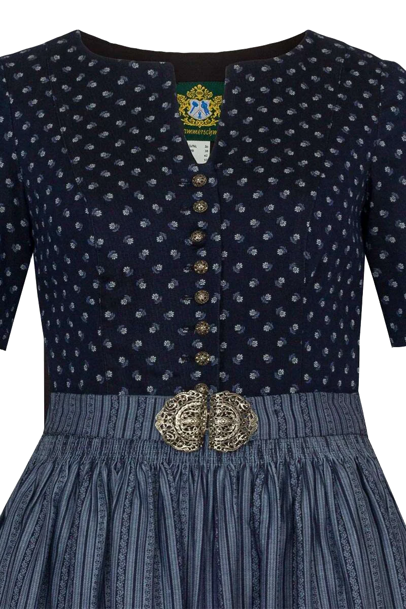 Midi Dirndlkleid durchgeknöpft