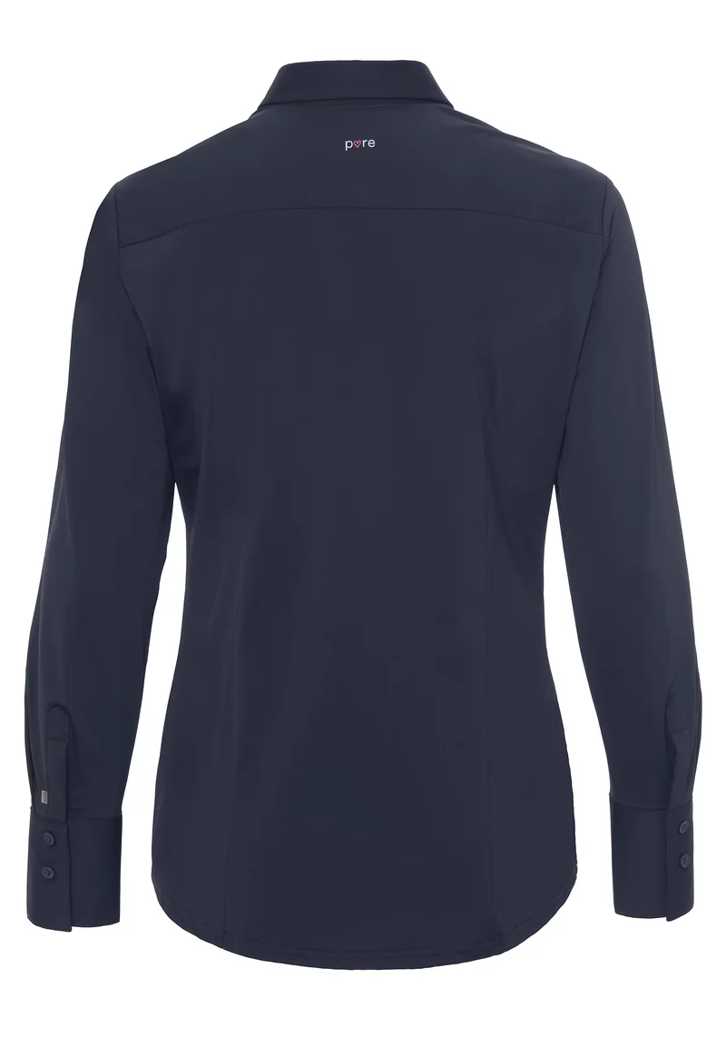 4030-91900 - Functional Bluse Slim Fit - blau
