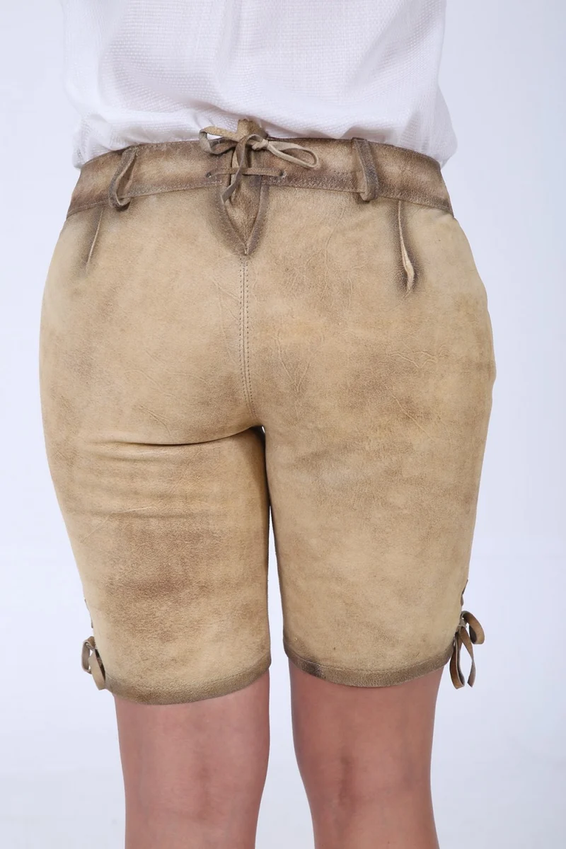 Damen Lederhose - PASCALE % - Krüger Madl - Bermuda - 038336-000-0071