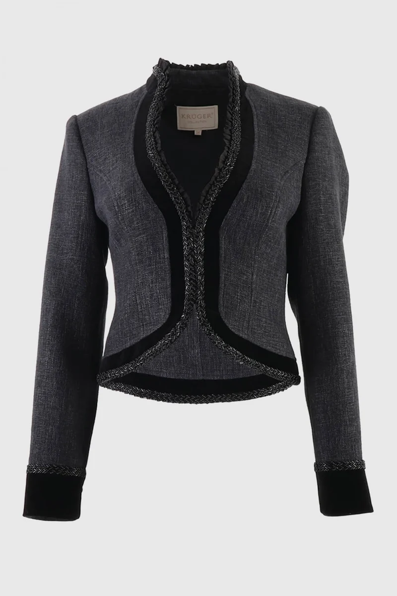 Damen Jacke - DARK ONYX - Trachtenjacke - Krüger Collection - 027720-000-0004