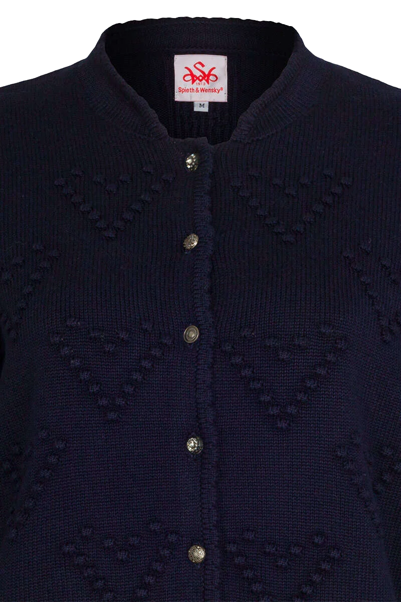 Dirndljacke Trachtenjacke mit Herzen
