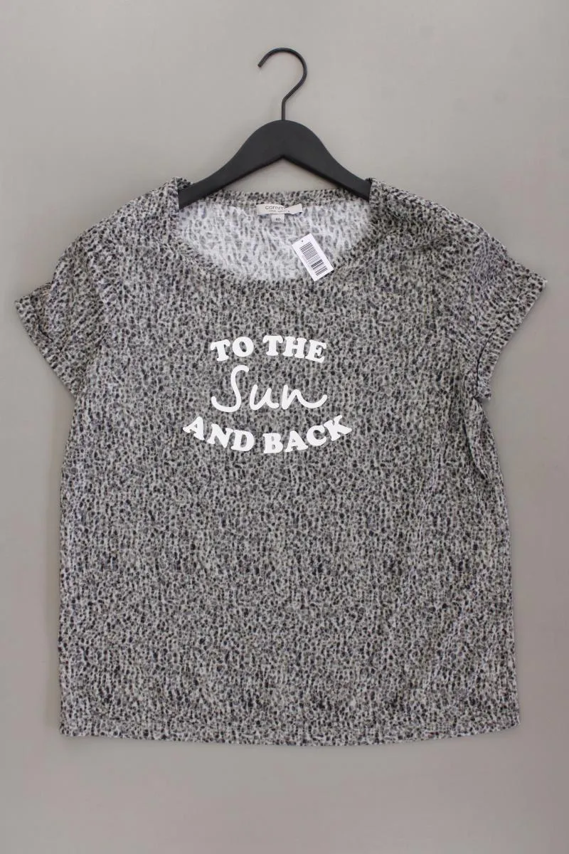 comma, T-Shirt Gr. 40 Kurzarm mehrfarbig aus Polyester