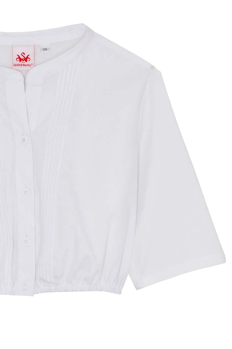 Dirndlbluse mit halblangen Ärmeln