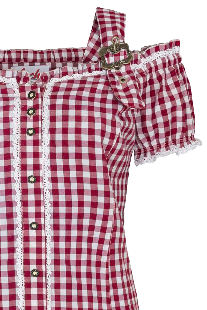Carmenbluse kariert