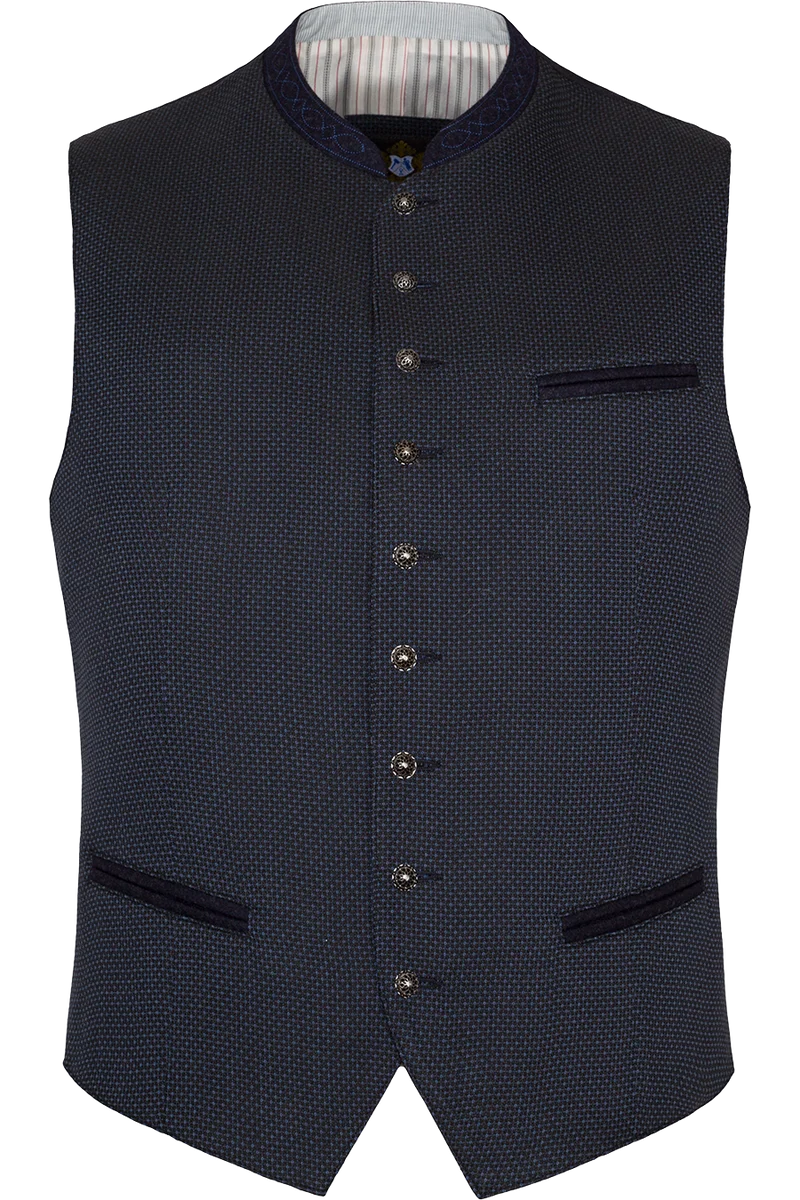 Herren Trachtenweste Slim-Fit