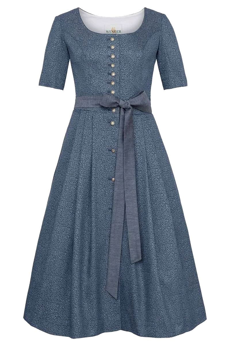 Midi-Dirndl mit kurzen Ärmeln Dirndlkleid