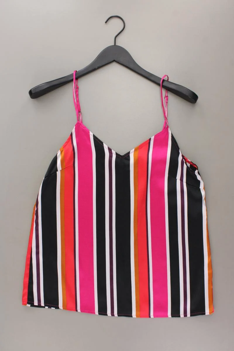 Pieces Spaghetti-Top Gr. L gestreift mehrfarbig