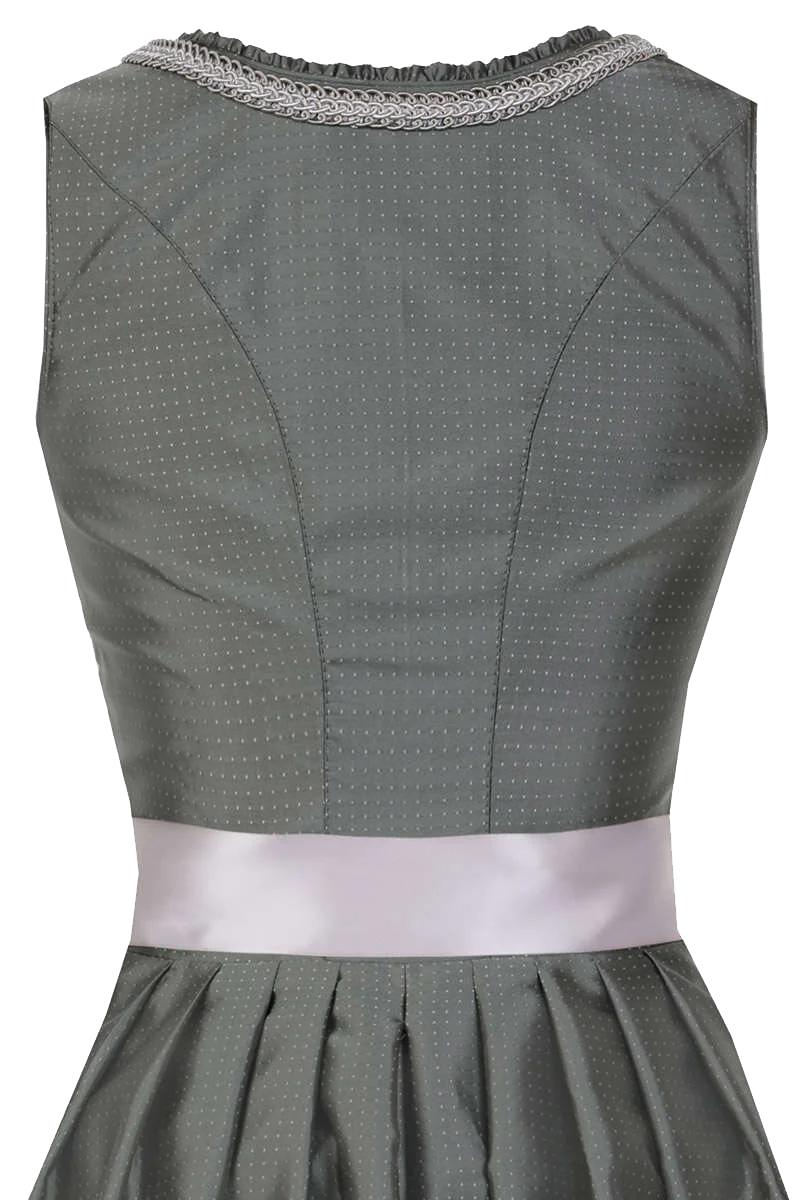 Mini Dirndl mit transparenter Spitzen-Schürze