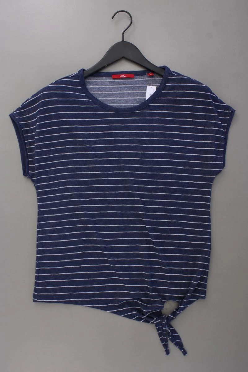s.Oliver Ringelshirt Gr. 34 gestreift Kurzarm blau aus Modal