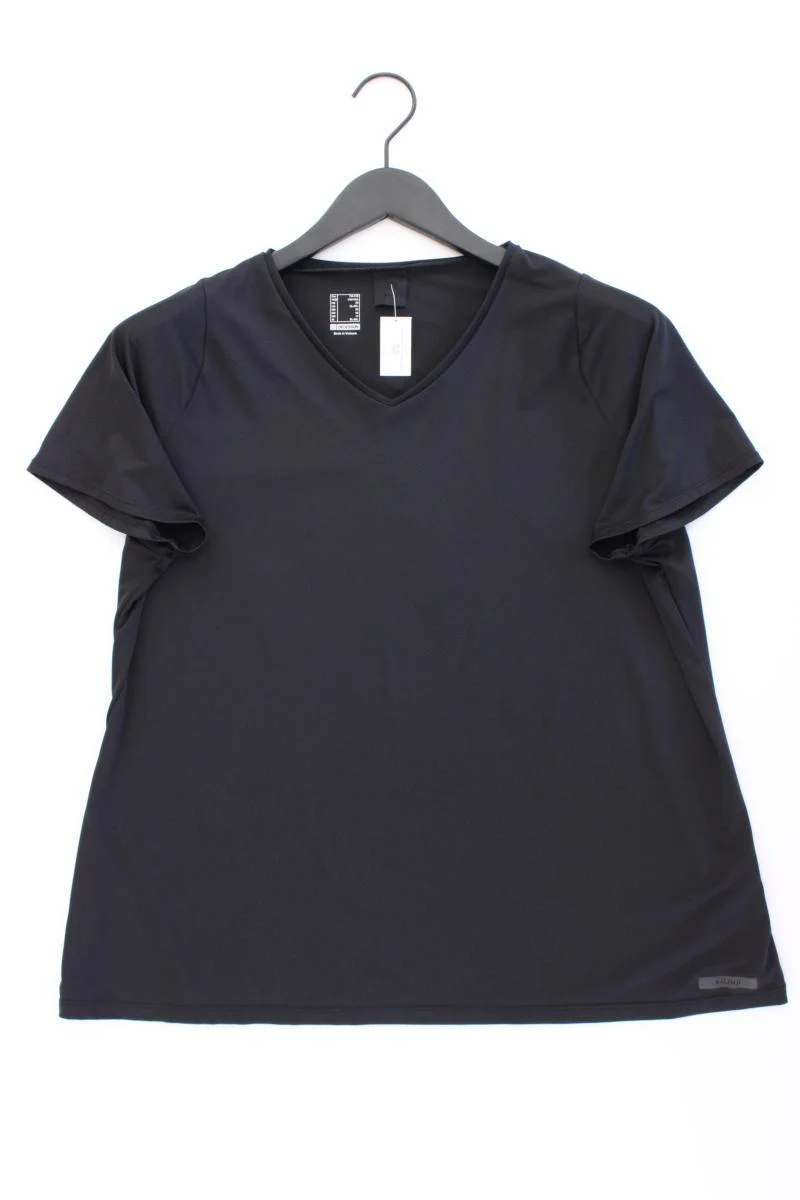 Decathlon Sportshirt Gr. 50 Kurzarm schwarz aus Polyester