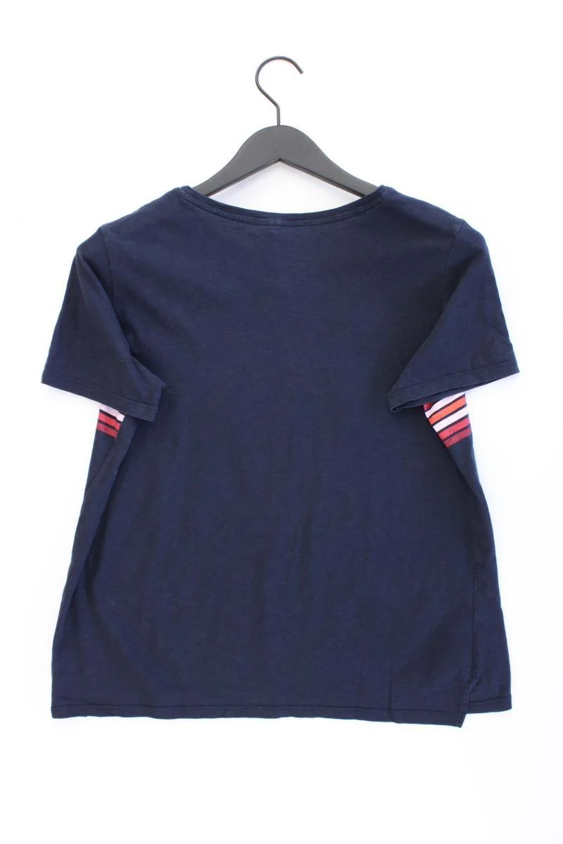 Esprit Printshirt Gr. XL Kurzarm blau aus Baumwolle