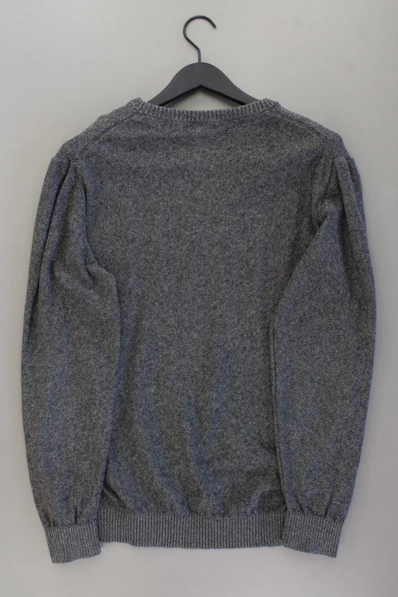 s.Oliver Feinstrickpullover für Herren Gr. XL grau aus Baumwolle
