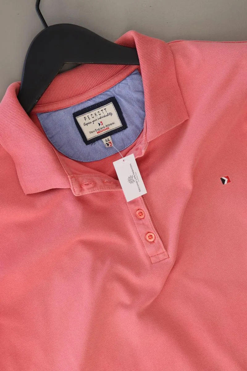 PECKOTT Poloshirt Gr. 44 Kurzarm orange aus Baumwolle