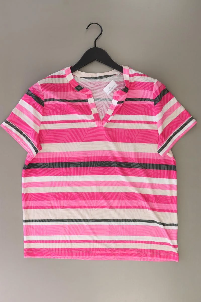 Bonita Ringelshirt Gr. L gestreift Kurzarm pink aus Polyester