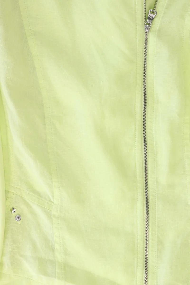 Gerry Weber Regular Jacke Gr. 44 grün aus Leinen
