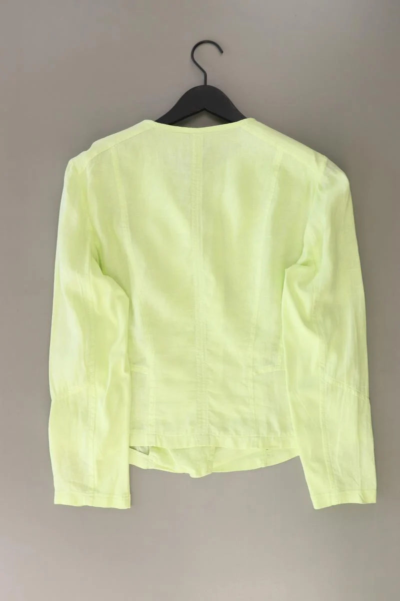 Gerry Weber Regular Jacke Gr. 44 grün aus Leinen