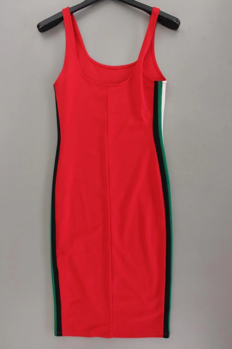 Pull&Bear Trägerkleid Gr. L rot aus Polyester