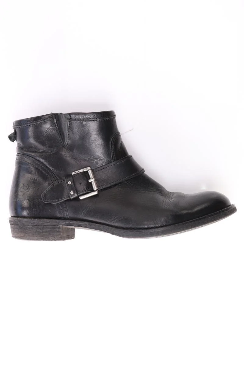 Marc O'Polo Leder Stiefelette Gr. 5,5 Gr. 38 schwarz