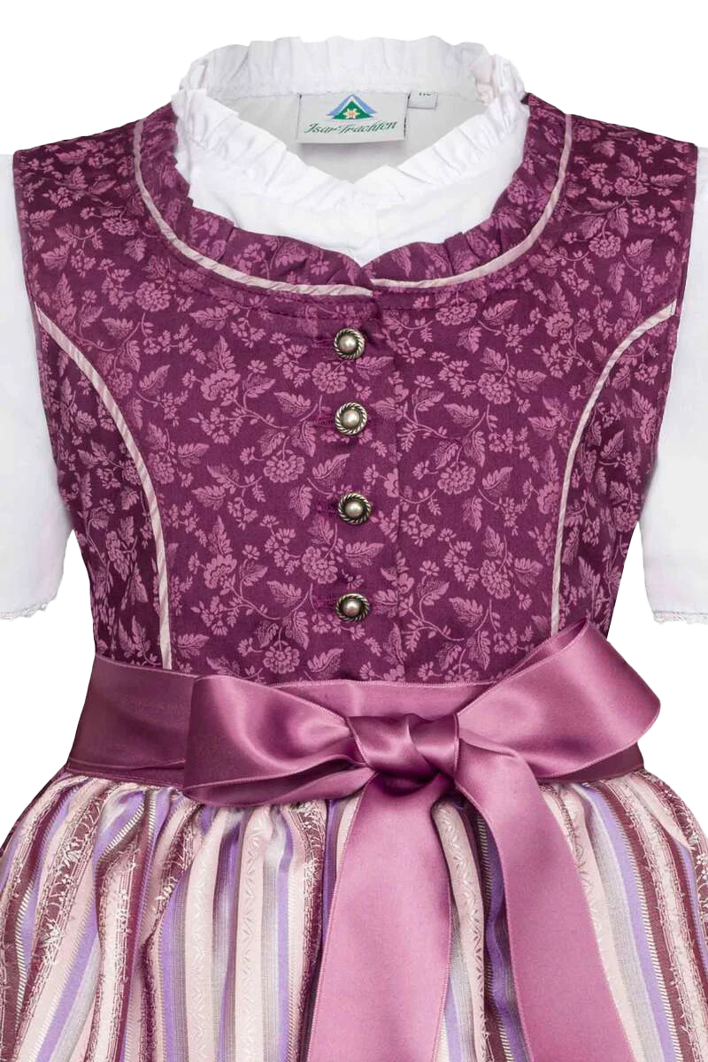 Kinder Teenie Dirndl geblümt mit Bluse