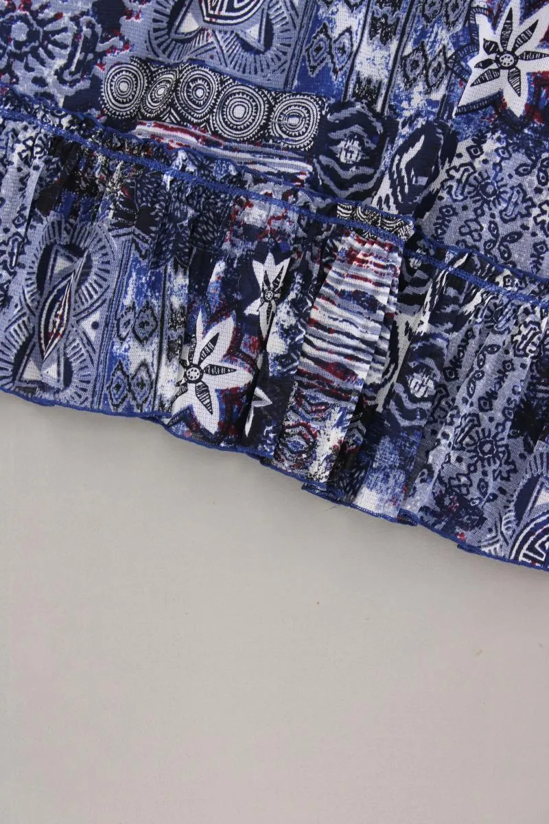 s.Oliver Stretchrock Gr. 46 blau aus Polyamid