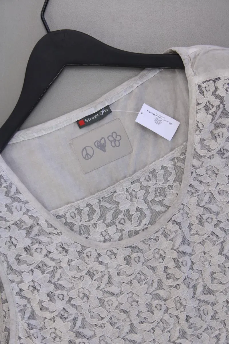 Street One Spitzentop Gr. 42 creme