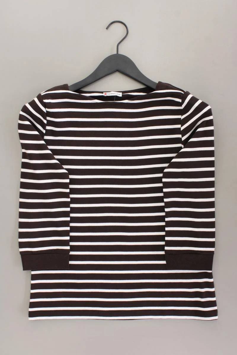 Street One Ringelshirt Gr. 38 gestreift 3/4 Ärmel braun