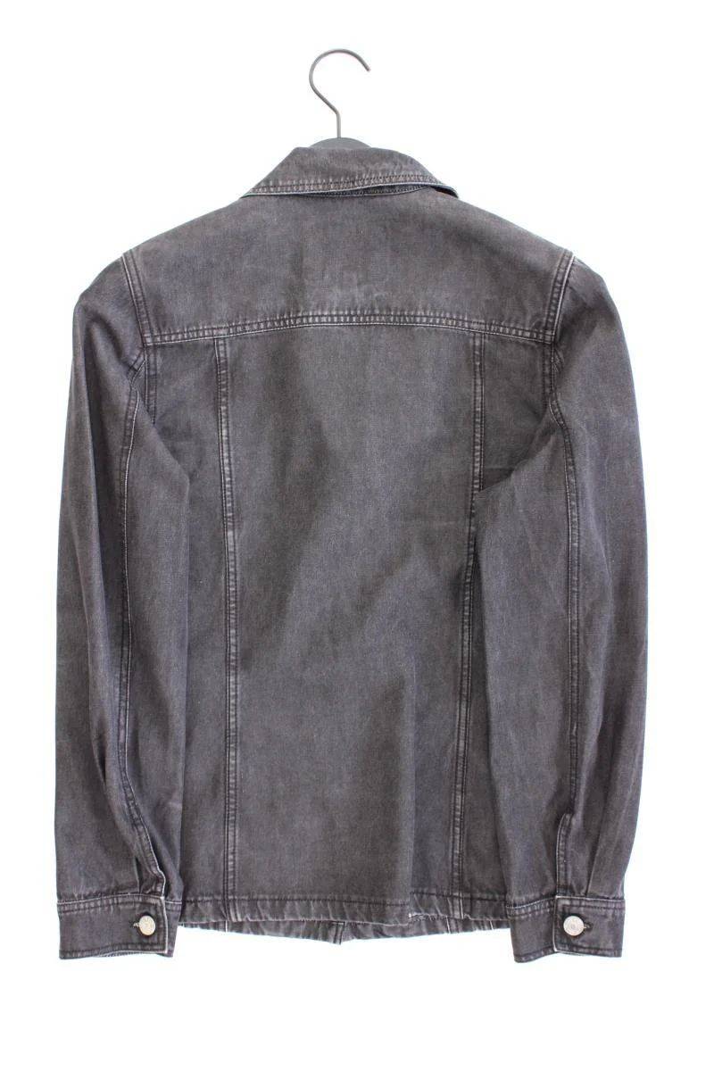 Jeansjacke Gr. 36 grau aus Baumwolle