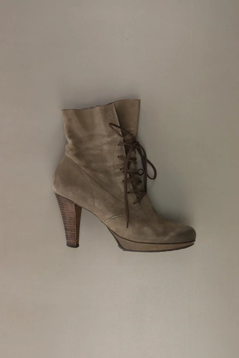 Paul Green Leder Stiefeletten Gr. 38,5 Gr. 38 grau