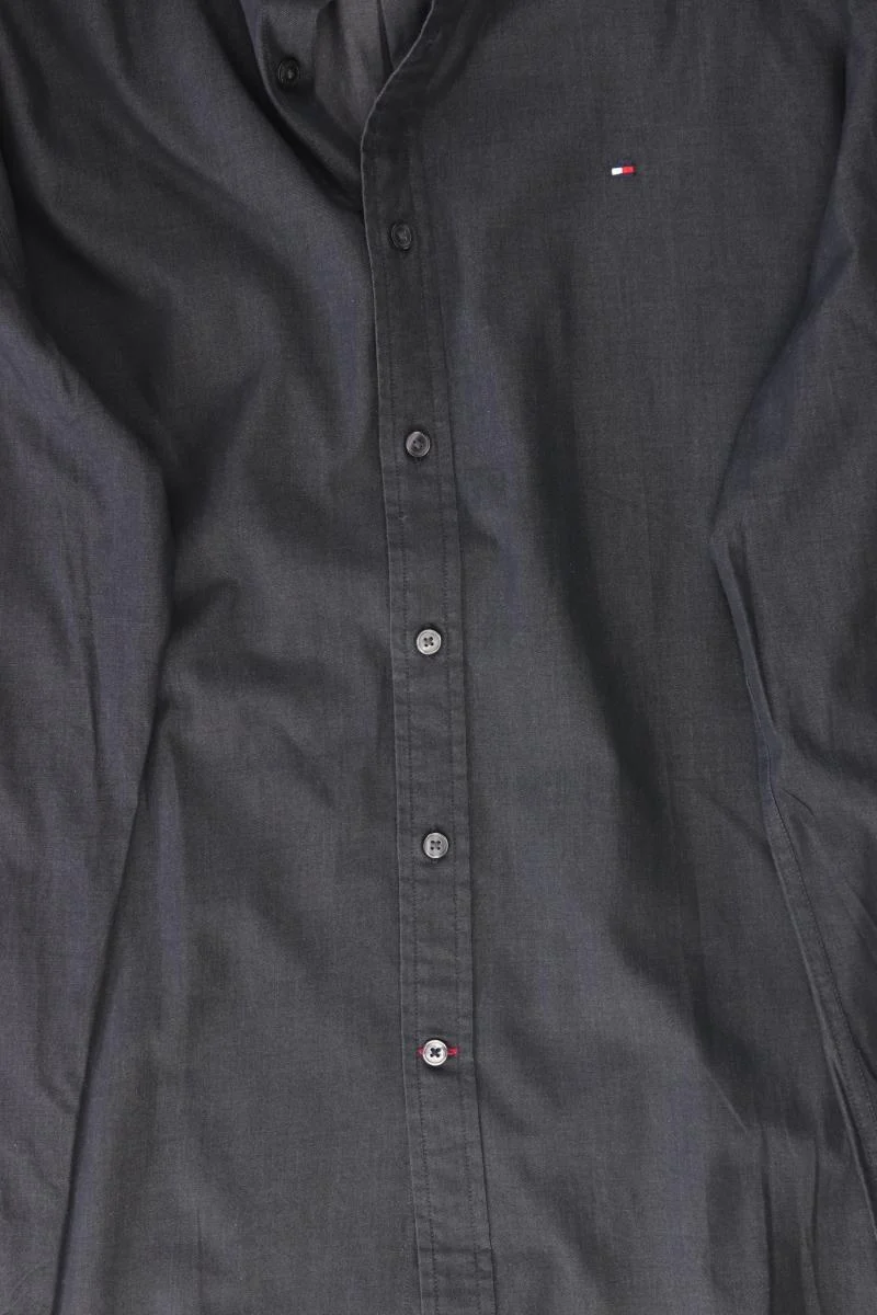 Tommy Hilfiger Langarmhemd für Herren Gr. XL grau