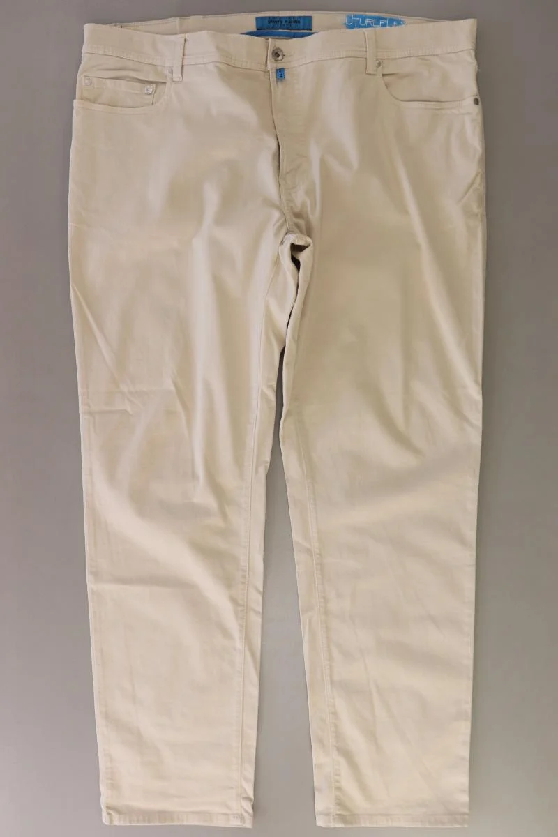 Pierre Cardin Five-Pocket-Hose für Herren Gr. Kurzgröße 28 creme aus Baumwolle