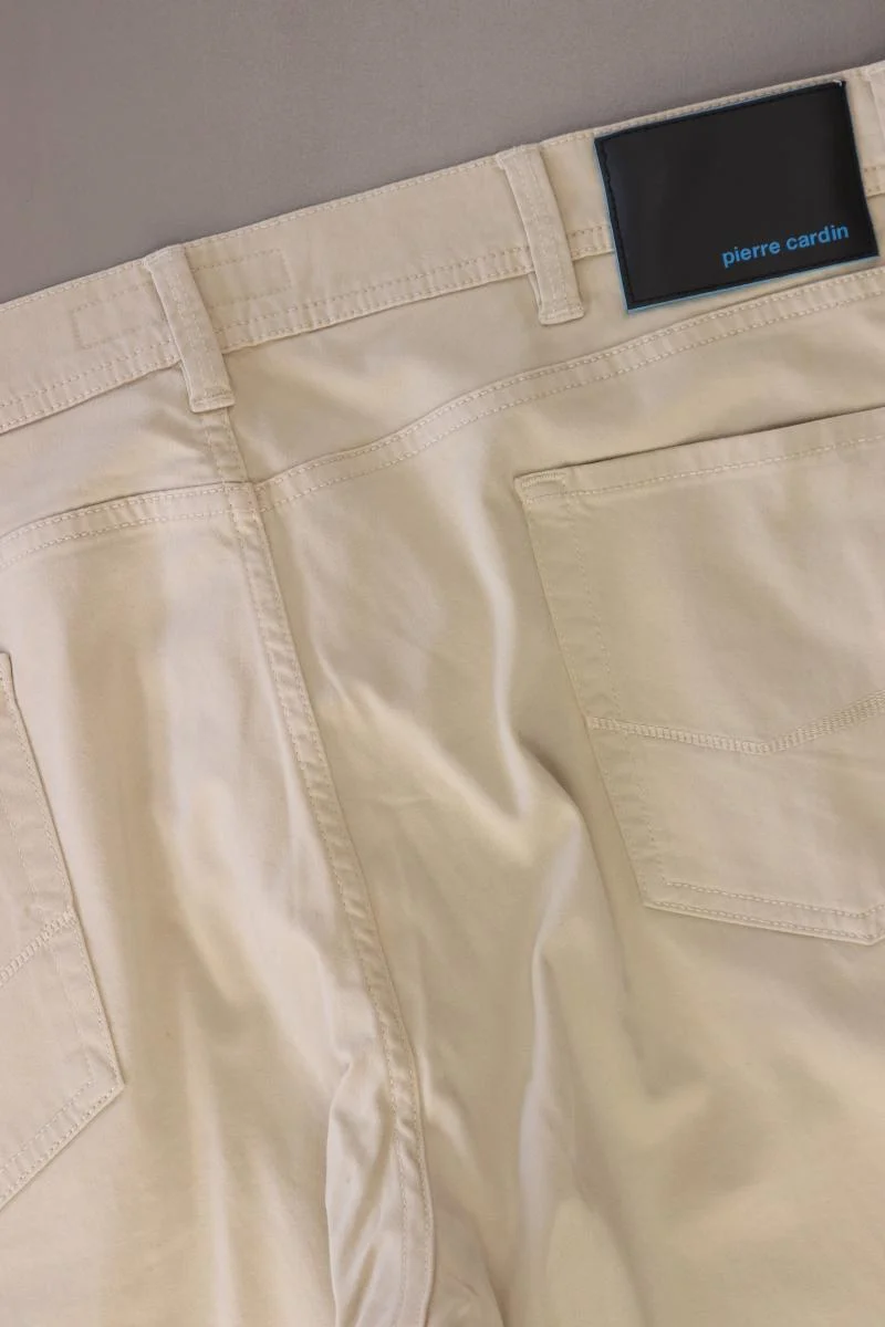Pierre Cardin Five-Pocket-Hose für Herren Gr. Kurzgröße 28 creme aus Baumwolle