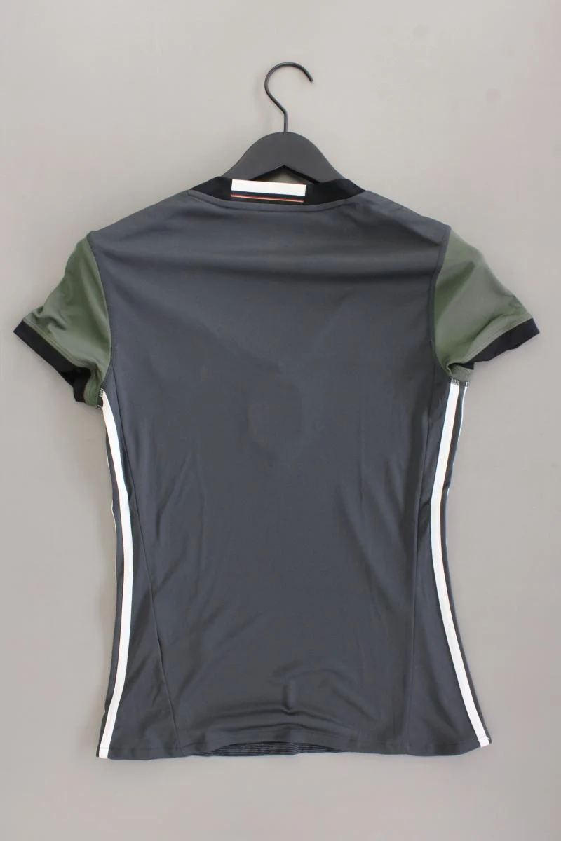 Adidas Sportshirt Gr. 34/36 Kurzarm grau aus Polyester