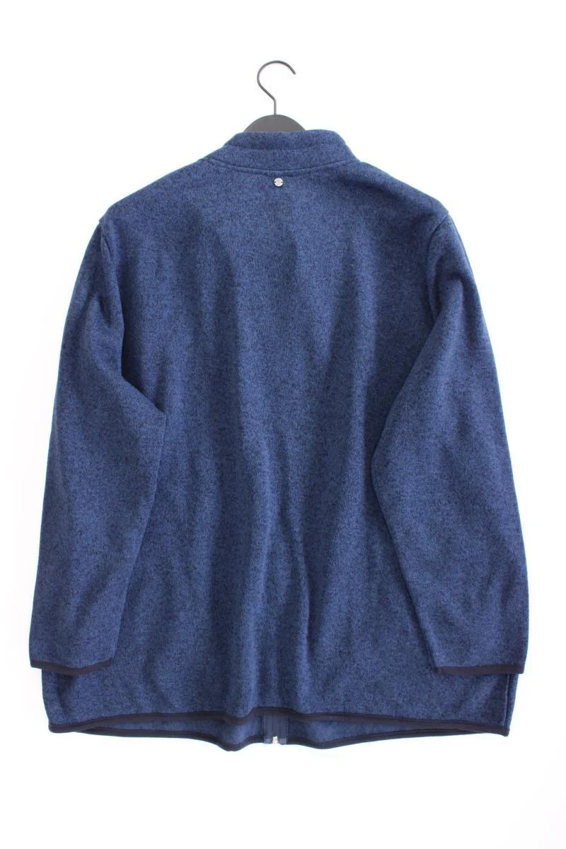 sheego Classic Cardigan Gr. 52/54 Langarm blau aus Polyester