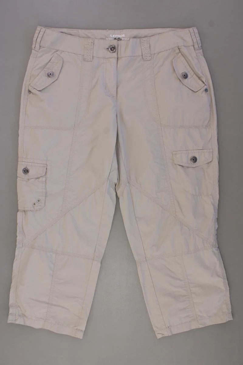 Lerros Cargohose Gr. 40 creme aus Baumwolle