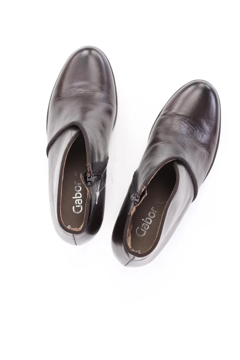 Gabor Stiefeletten Gr. 37,5 braun aus Leder