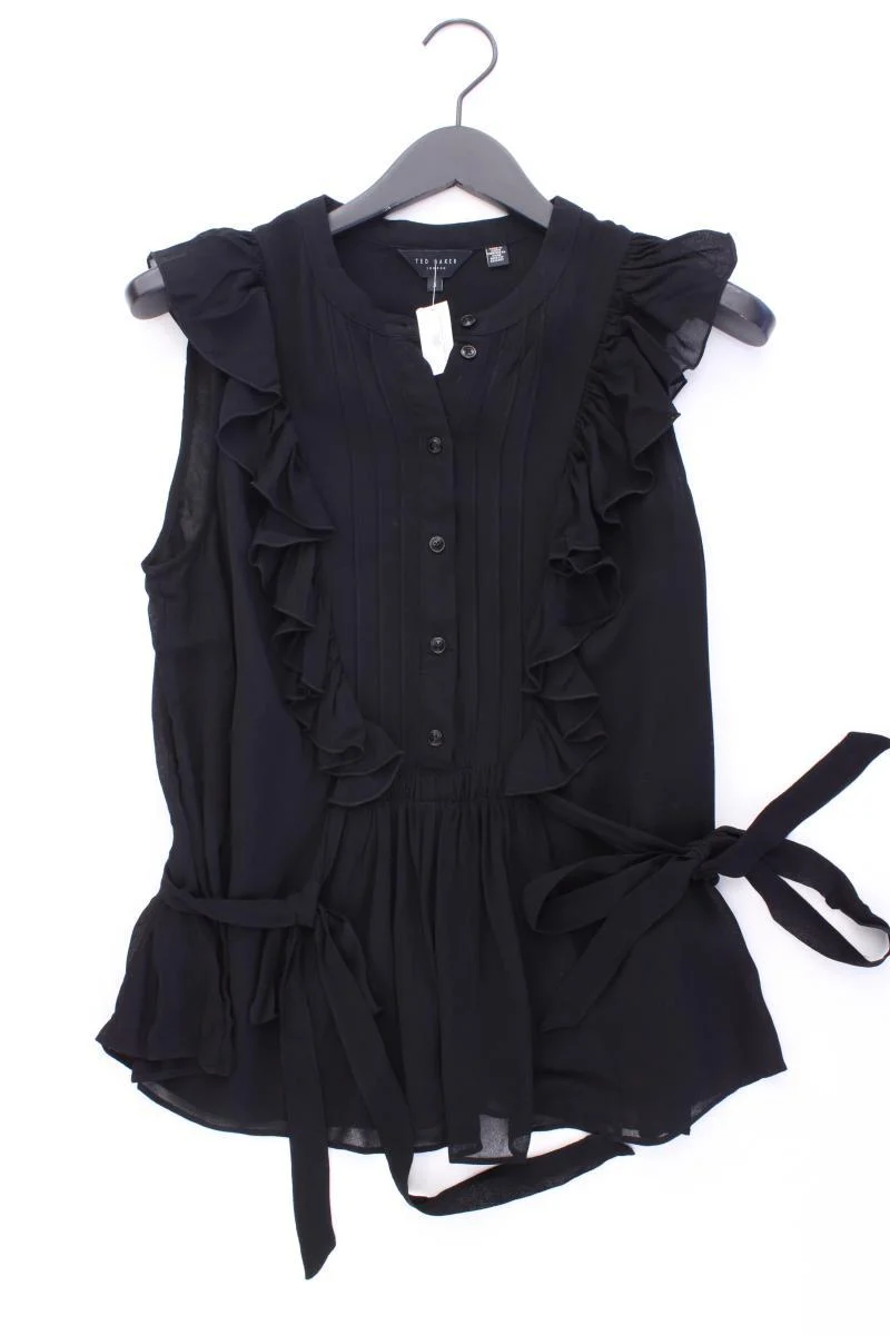Second Hand Outfit Größe L mit Ted Baker Rüschenbluse in Gr. 42 und Halskette